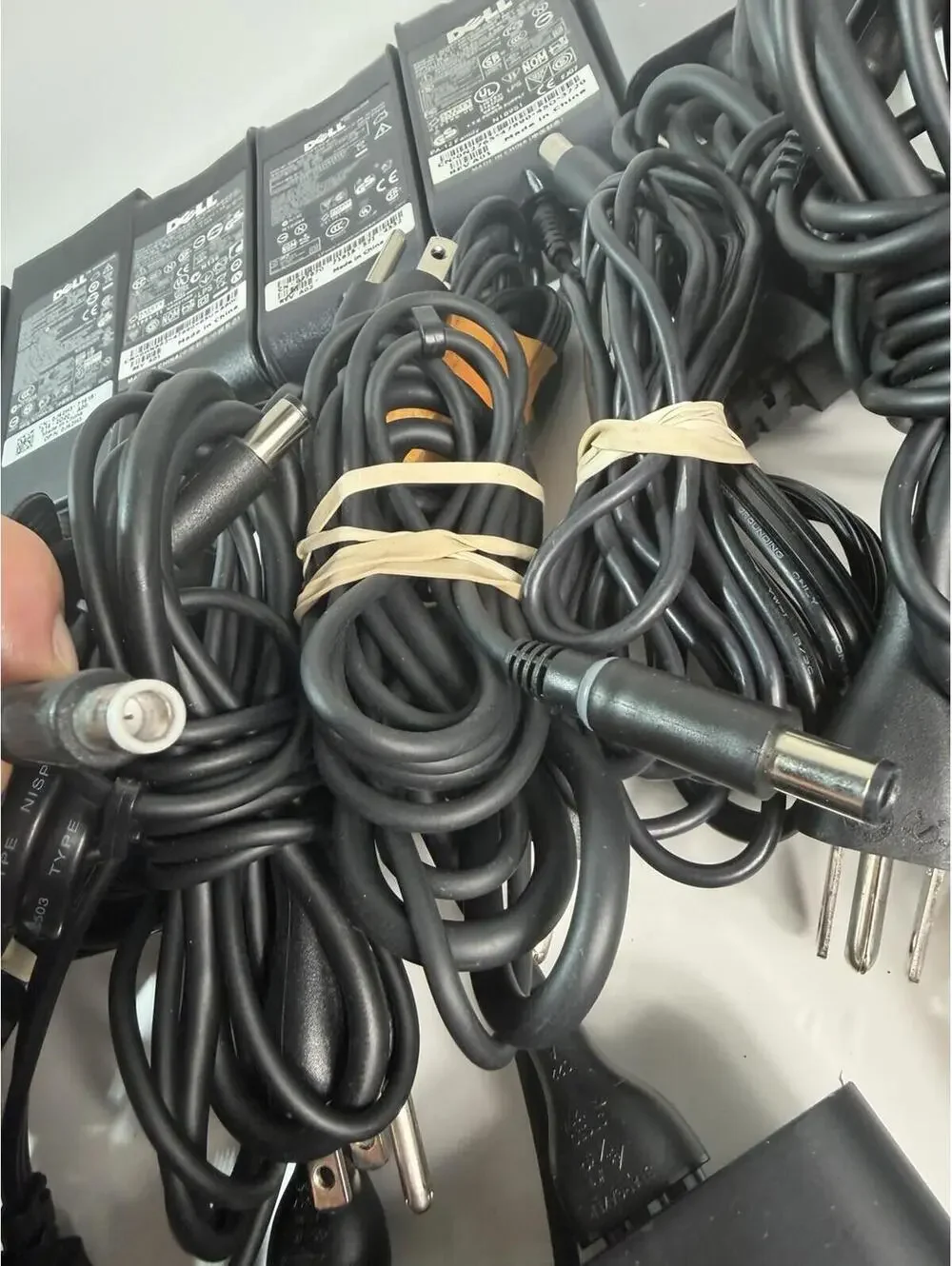 Lot of 21 Dell Laptop AC Adapters Power Supplies Mixed 45W 65W 90W 130W OEM